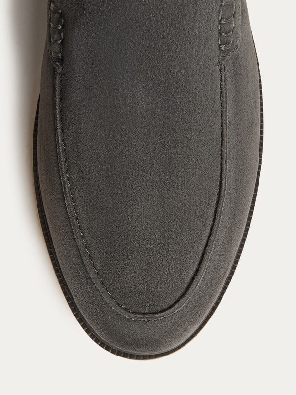 Miller Suede Loafers - Dark Grey