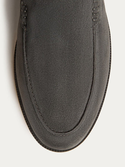 Miller Suede Loafers - Dark Grey