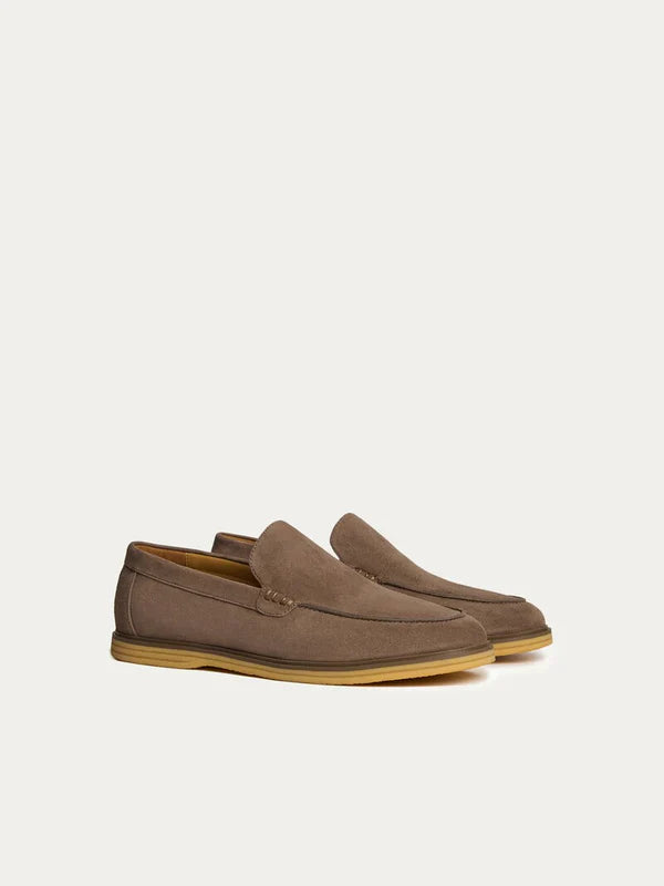 Suede Miller Moccasins - Smoky