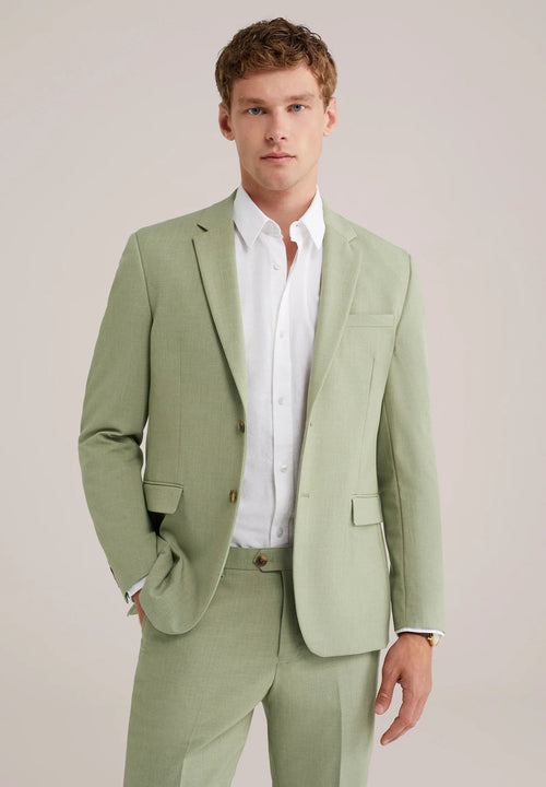 Men’s Tailored Regular Fit Blazer - Light Green
