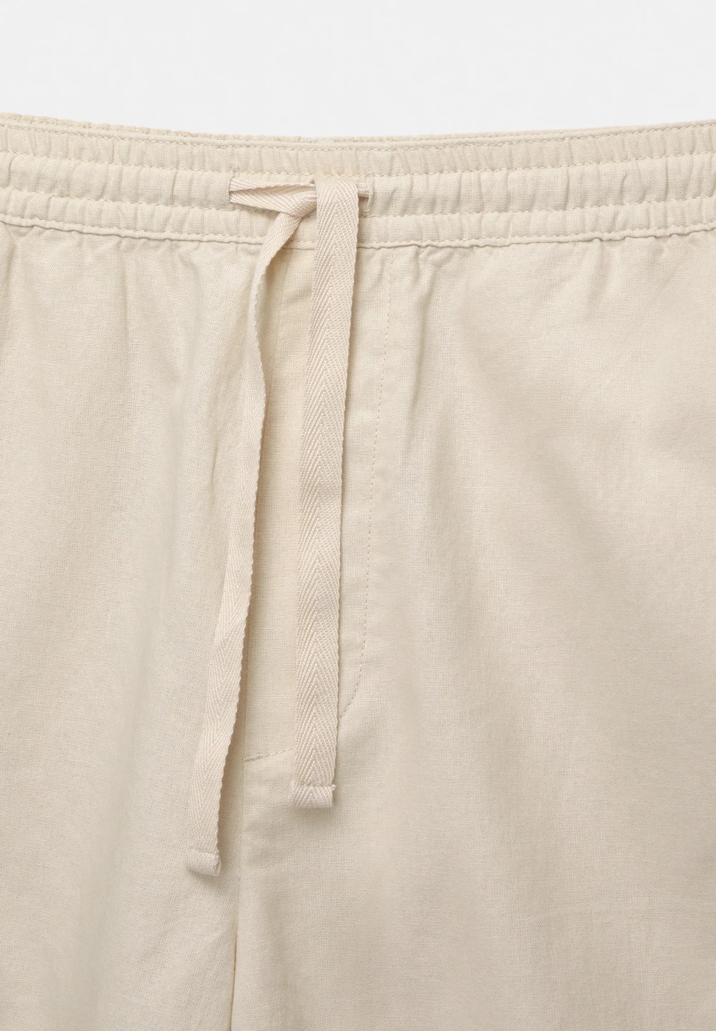 Linen Shorts - Beige