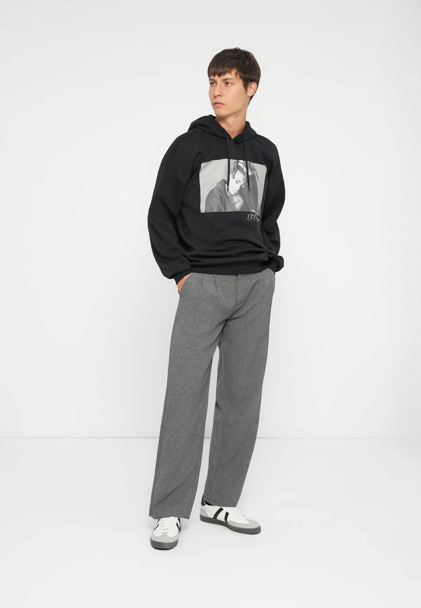 Men's Premium Fit Tailored Trousers - Dark Grey