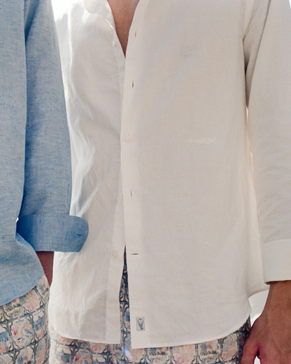 Classic Linen Shirt - Off White