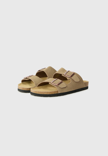 Rully Leather Sandals - Brown