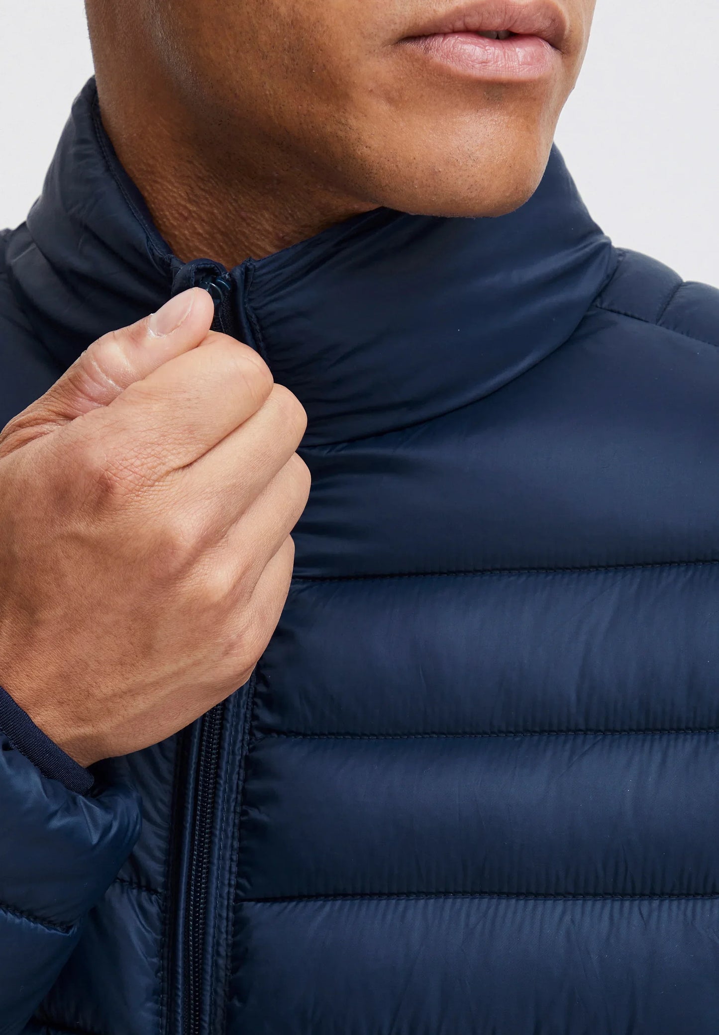 Ultralight Polyamide Puffer Jacket - Navy Blue