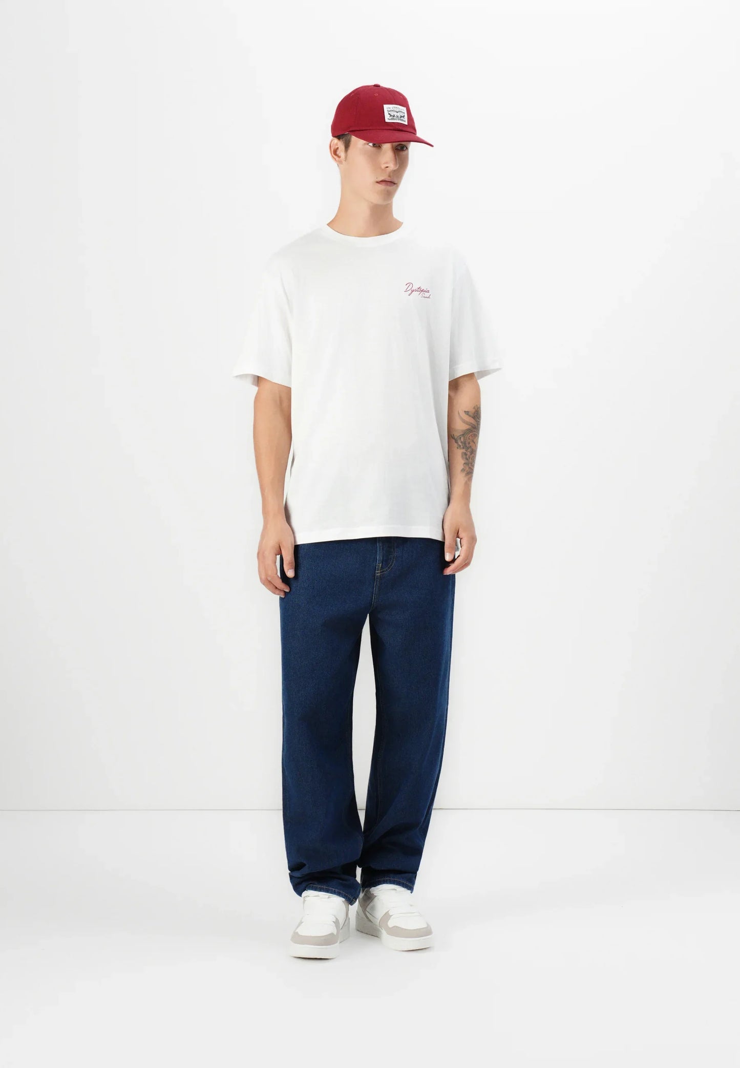 Baggy Jeans Trousers - Dark Blue