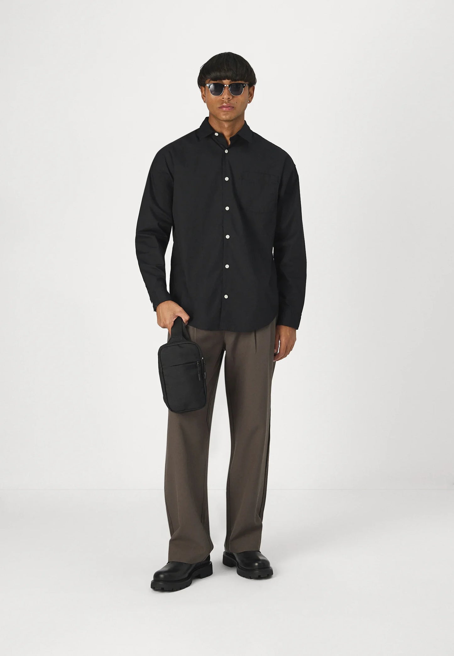 Men's Premium Fit Tailored Trousers - Brown