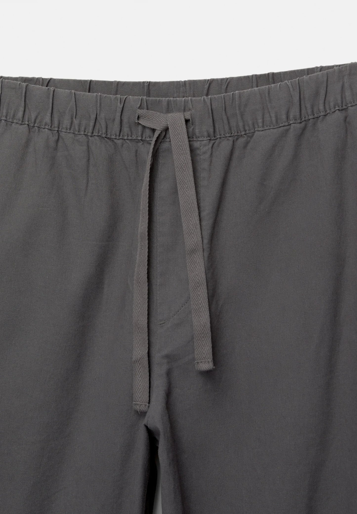 Blend Linen Trousers - Dark Grey