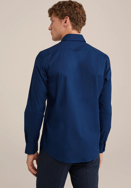 Classic Tailored Men's Dress Shirt - Blue