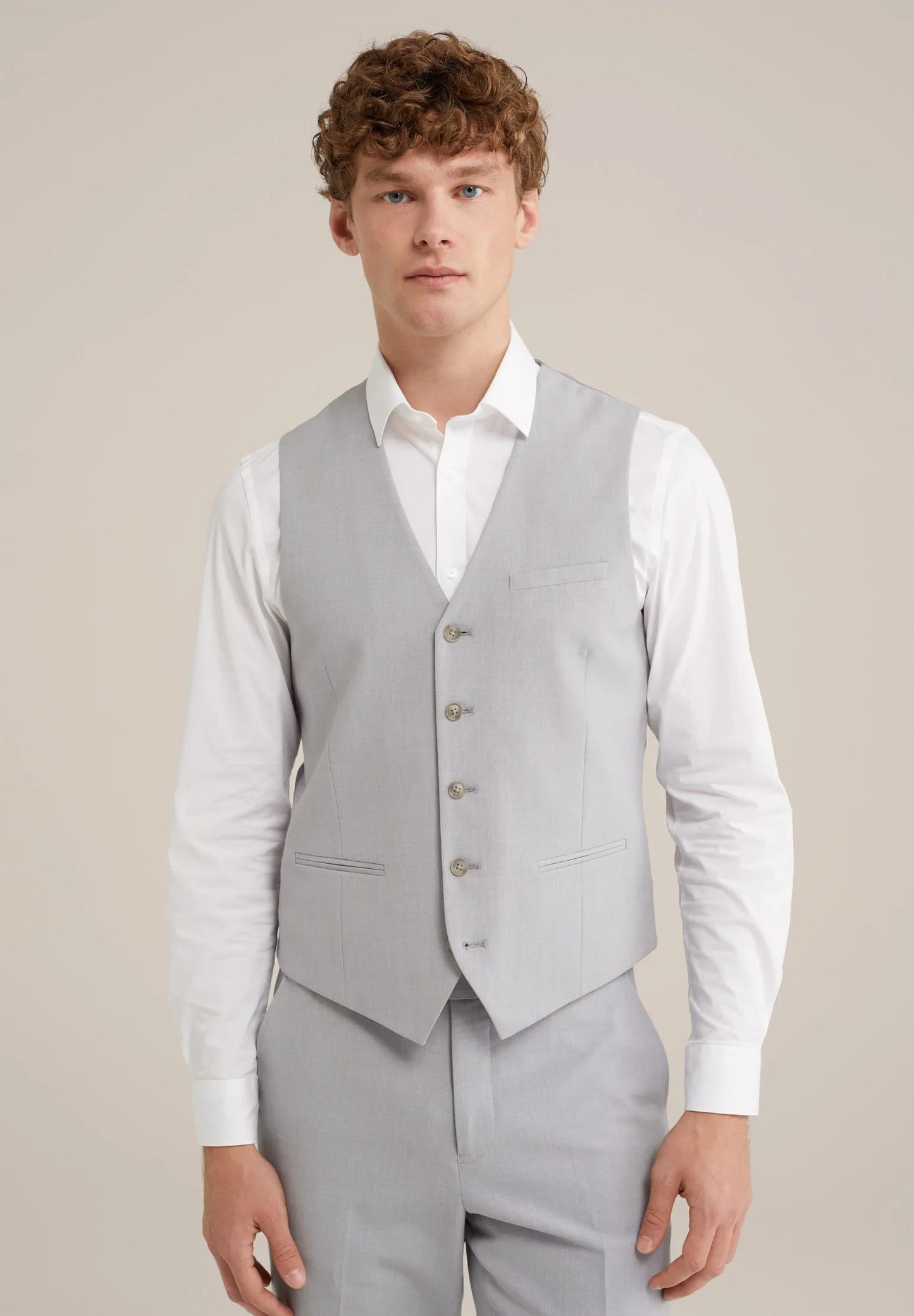 Men's Regular Fit Tailored Waistcoat - Grey