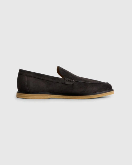 Miller Suede Moccasins - Black