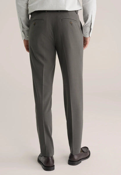 Regular Fit Tailored Trousers - Dark Grey