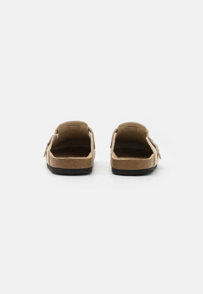 Men's Suede Sandals - Beige