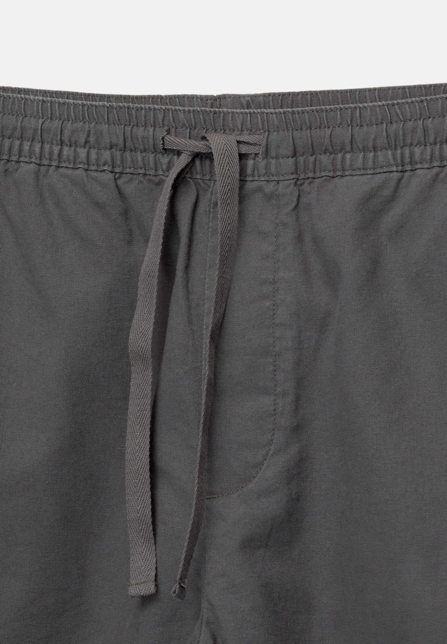 Linen Shorts - Dark Grey