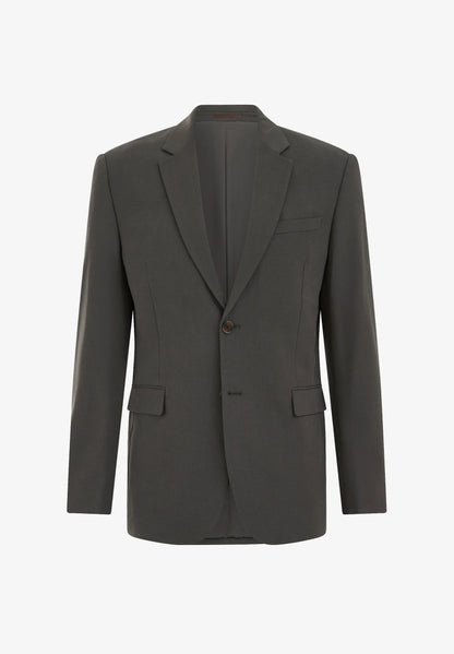 Men's Regular Fit Tailored Blazer - Dark Grey