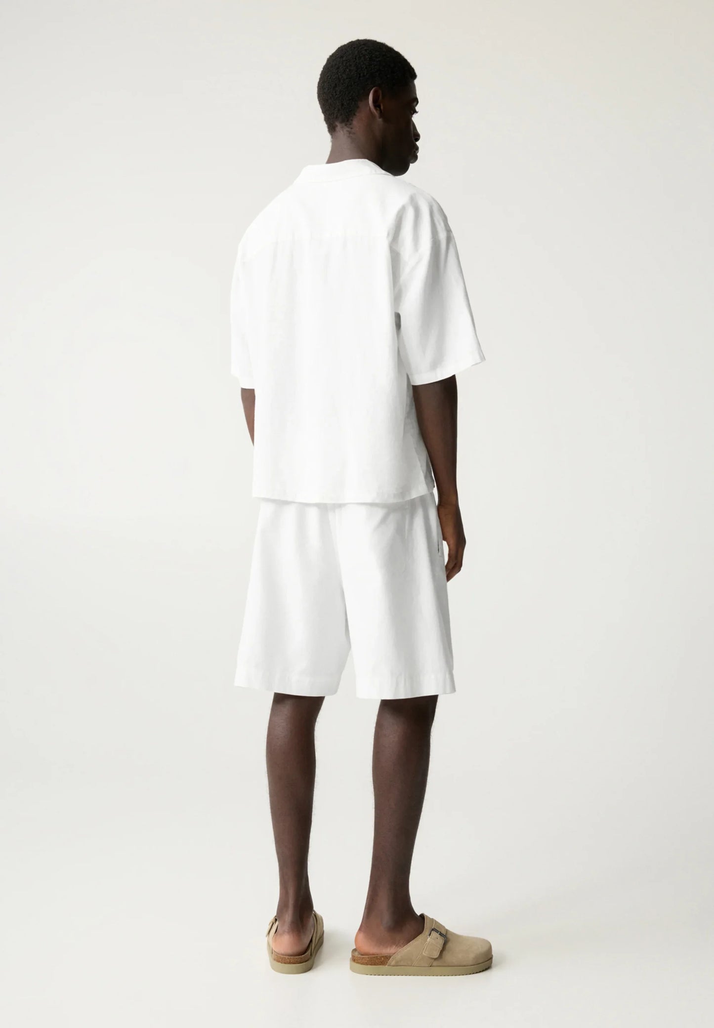 Linen Shorts - White