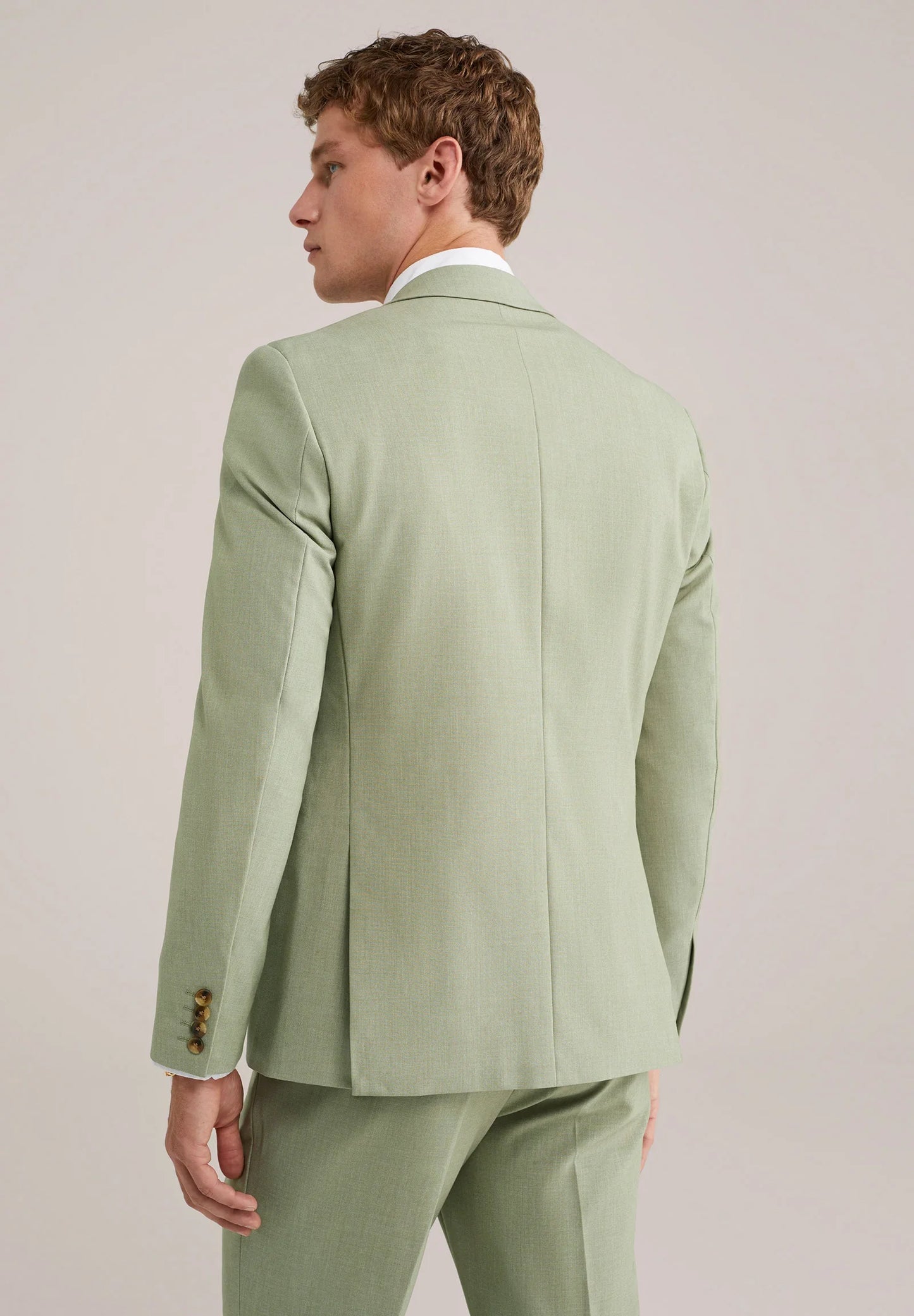 Men’s Tailored Regular Fit Blazer - Light Green