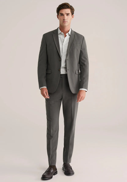 Men's Regular Fit Tailored Blazer - Dark Grey