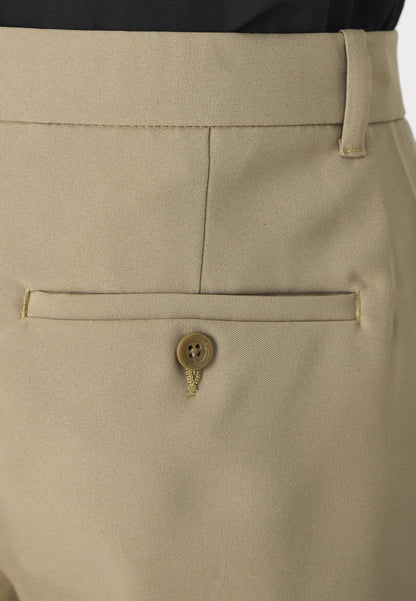 Men's Premium Fit Tailored Trousers - Beige