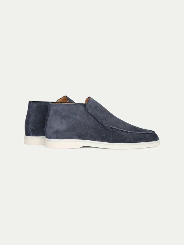City Suede Moccasins - Blue