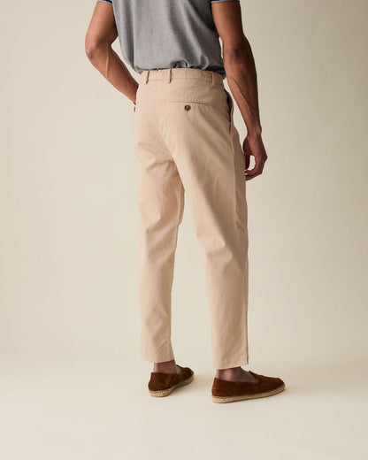 Straight Linen Trousers - Cream