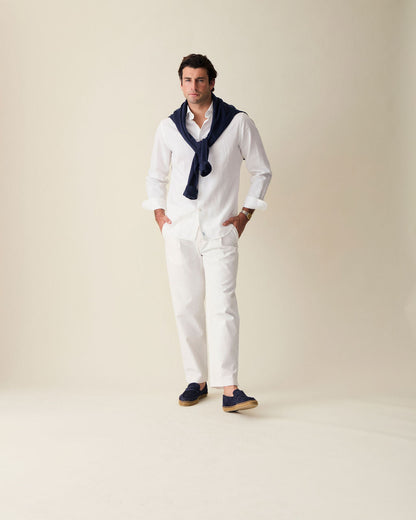 Classic Linen Shirt - Off White
