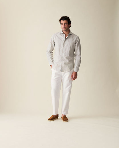 Classic Linen Shirt - Light Green