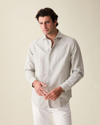 Classic Linen Shirt - Light Green
