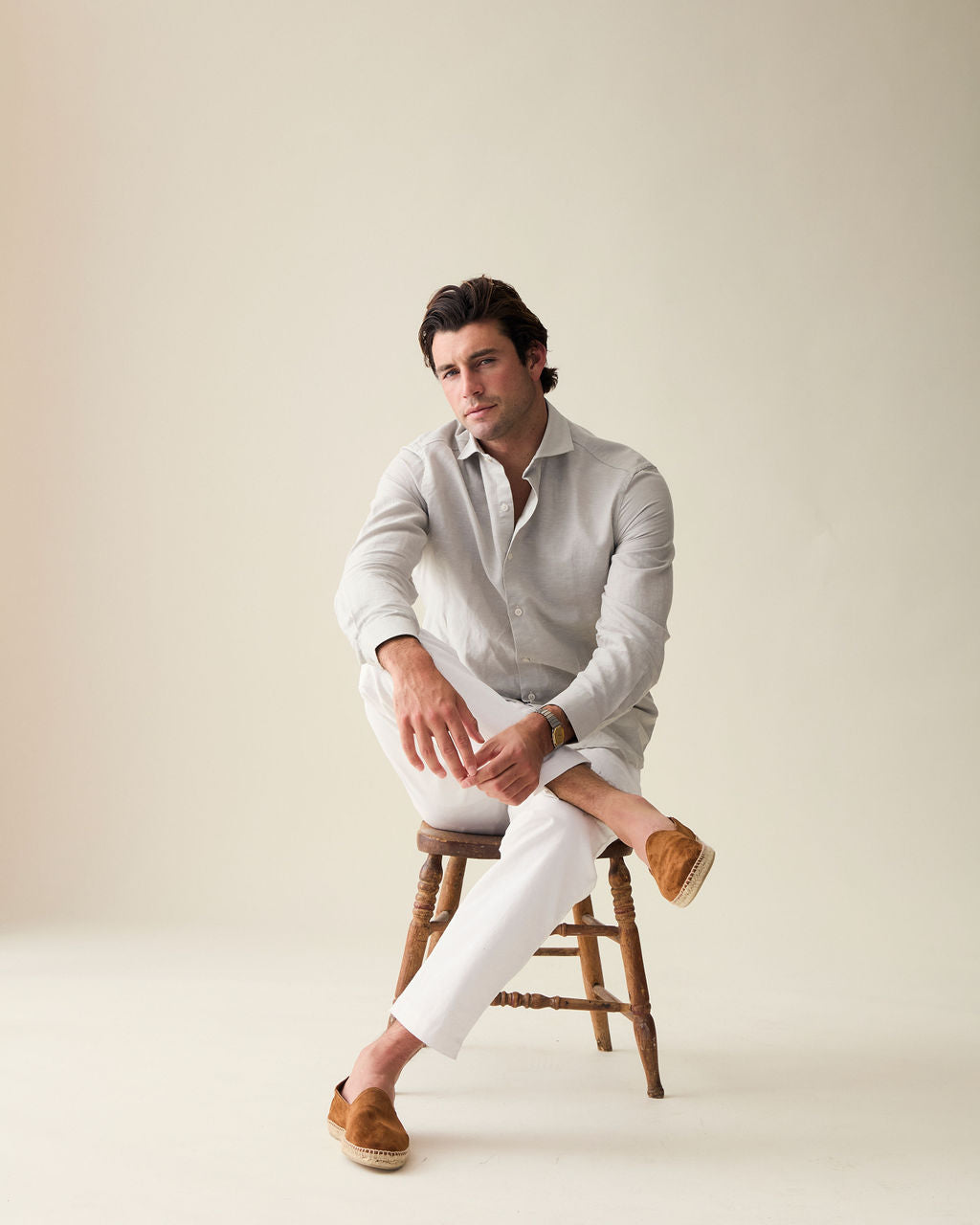 Classic Linen Shirt - Light Green