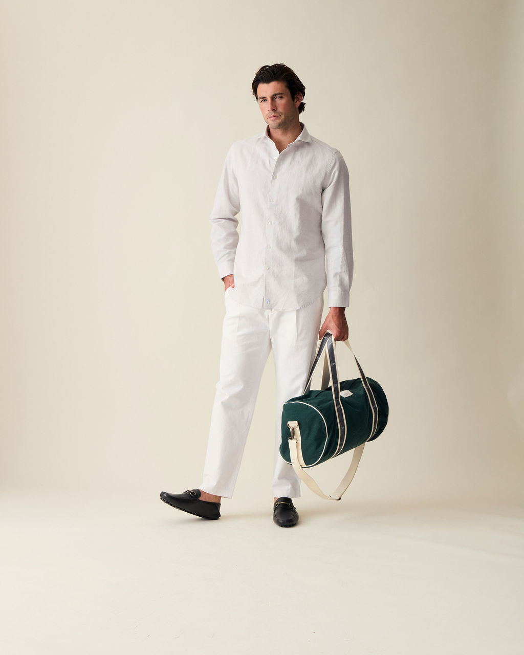 Classic Linen Shirt - White