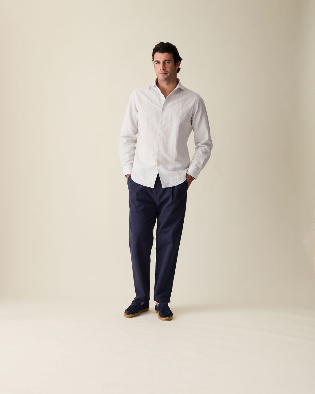 Classic Linen Shirt - White