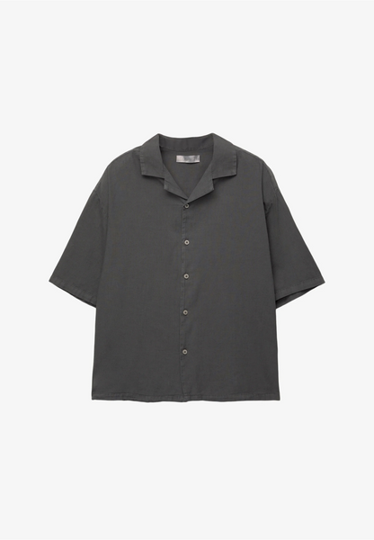 Classic Linen Shirt - Dark Grey