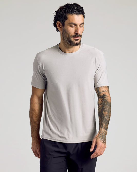 Classic Round Neck T-Shirt - Grey