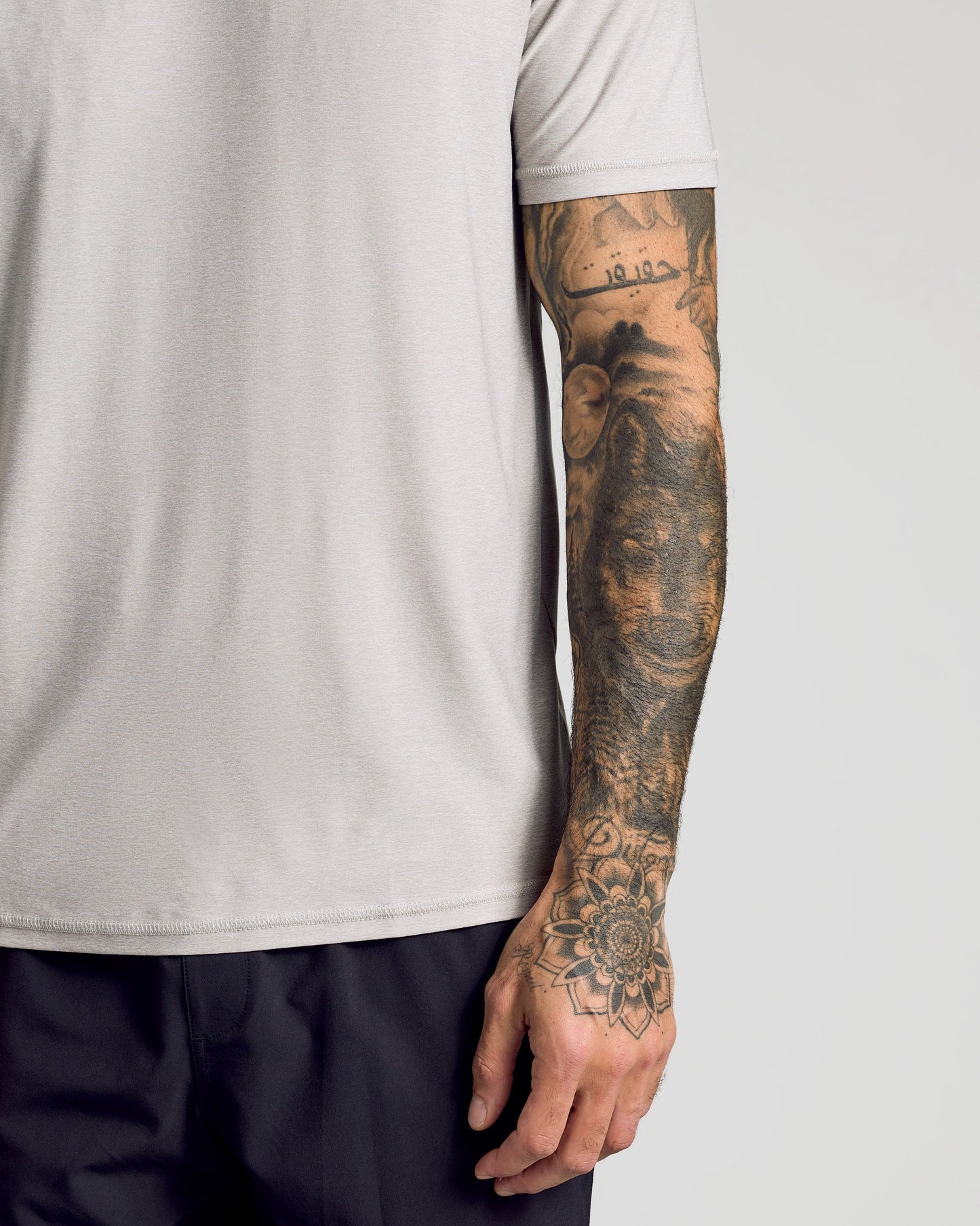 Classic Round Neck T-Shirt - Grey