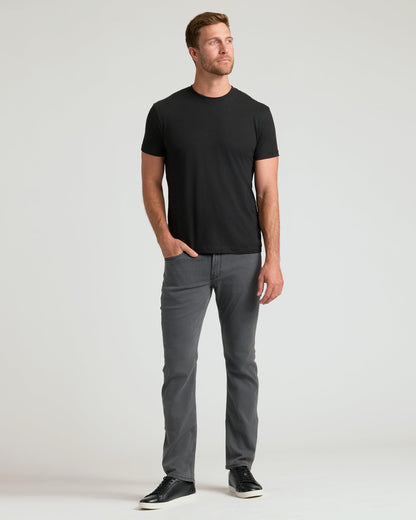 3-Pack of Black Crew Neck T-Shirts