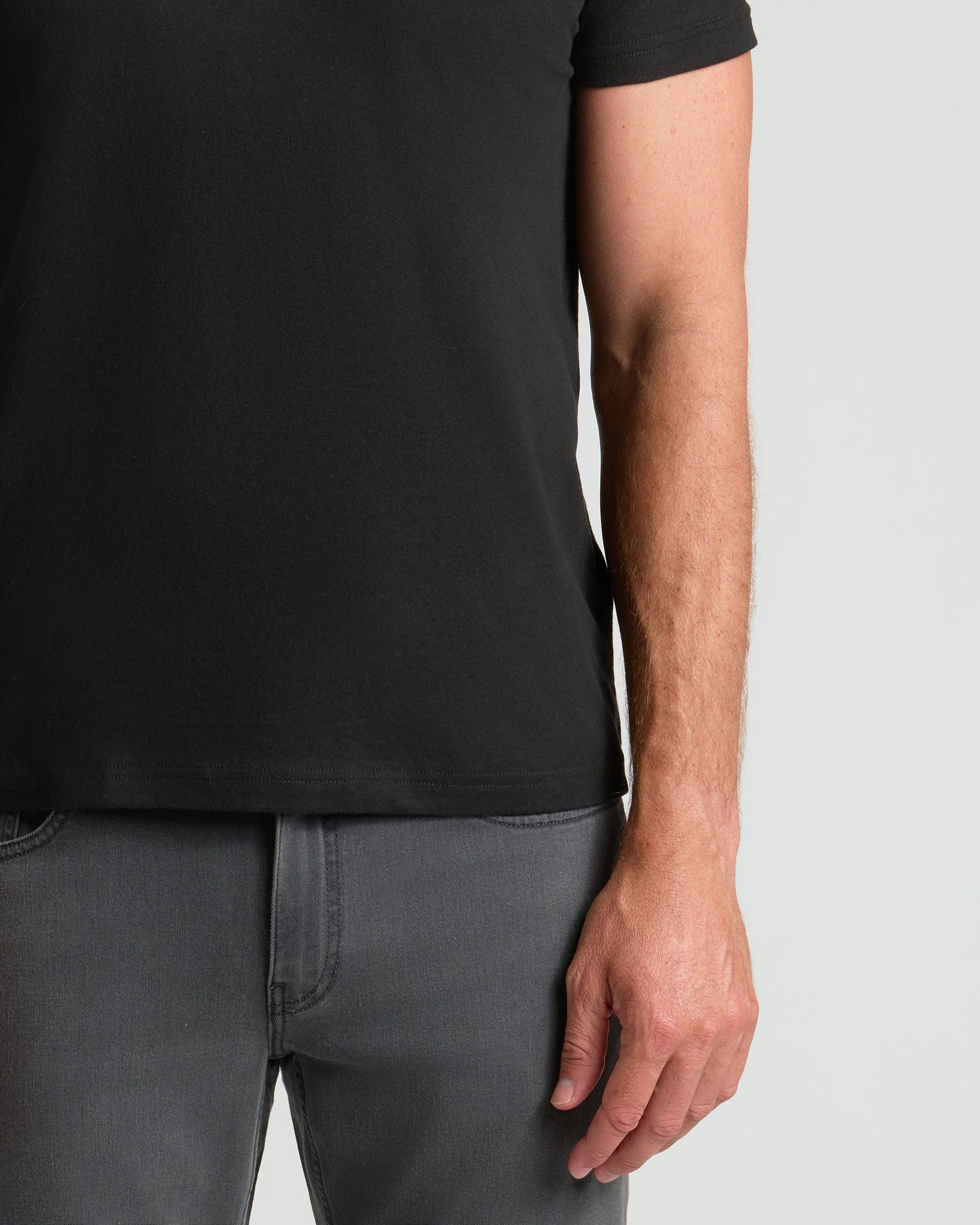 3-Pack of Black Crew Neck T-Shirts