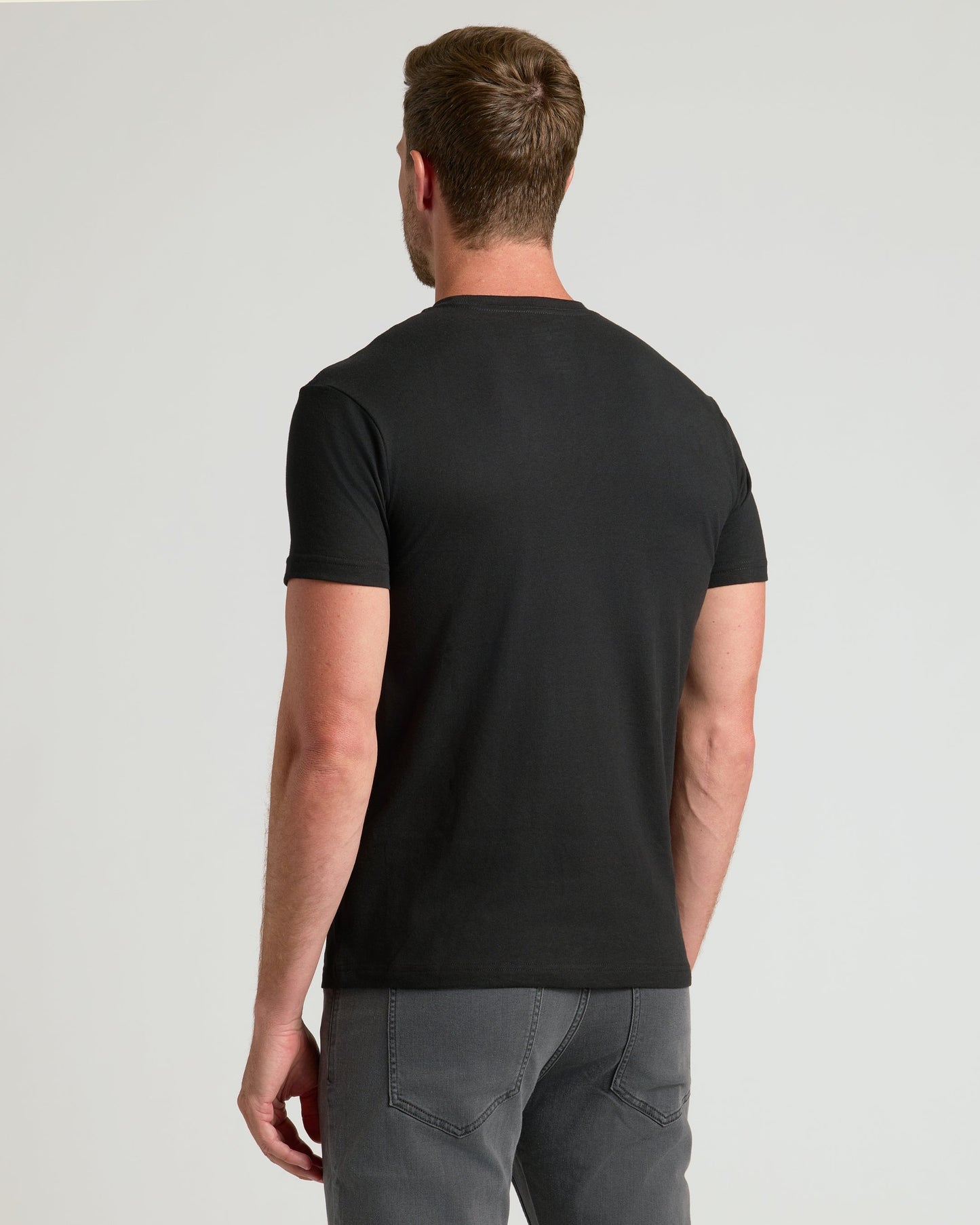 3-Pack of Black Crew Neck T-Shirts