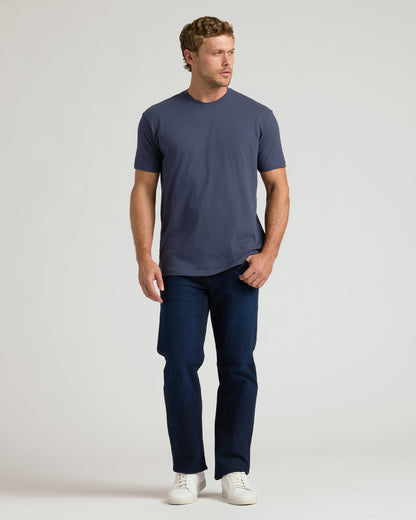 Classic Round Neck T-Shirt - Charcoal