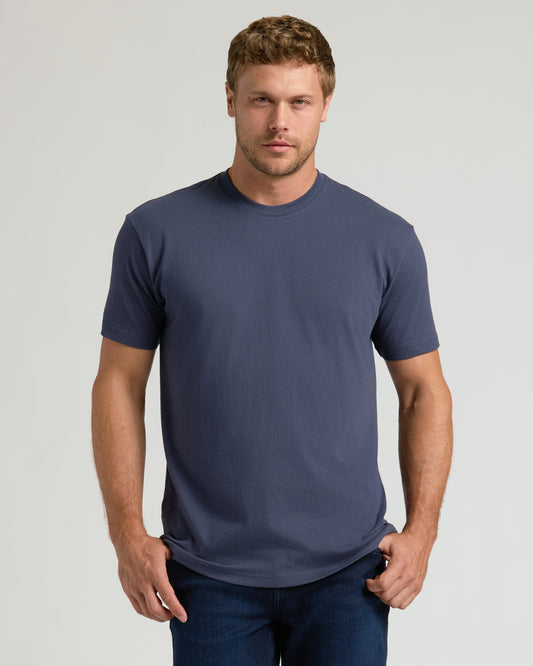 Classic Round Neck T-Shirt - Charcoal