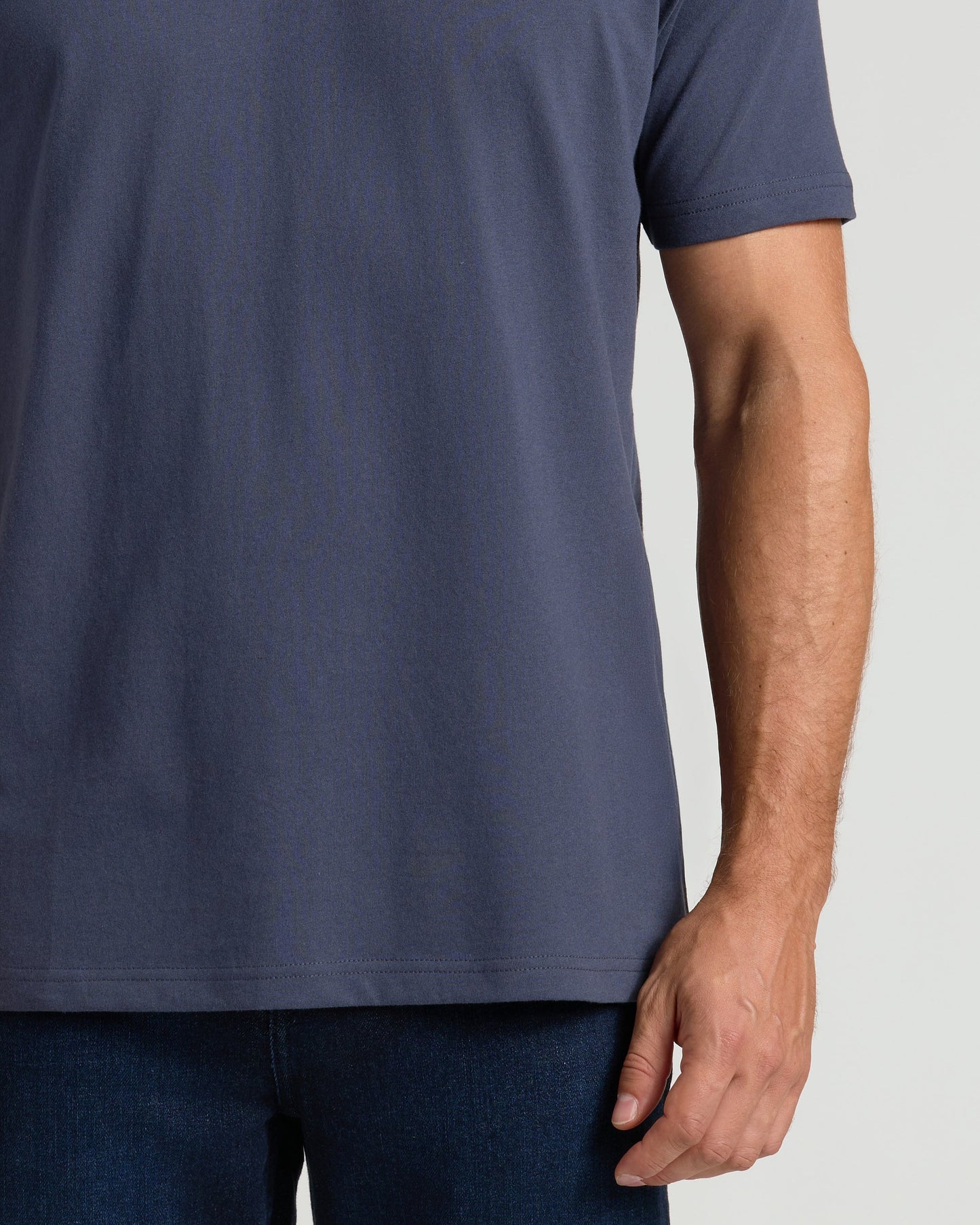 Classic Round Neck T-Shirt - Charcoal