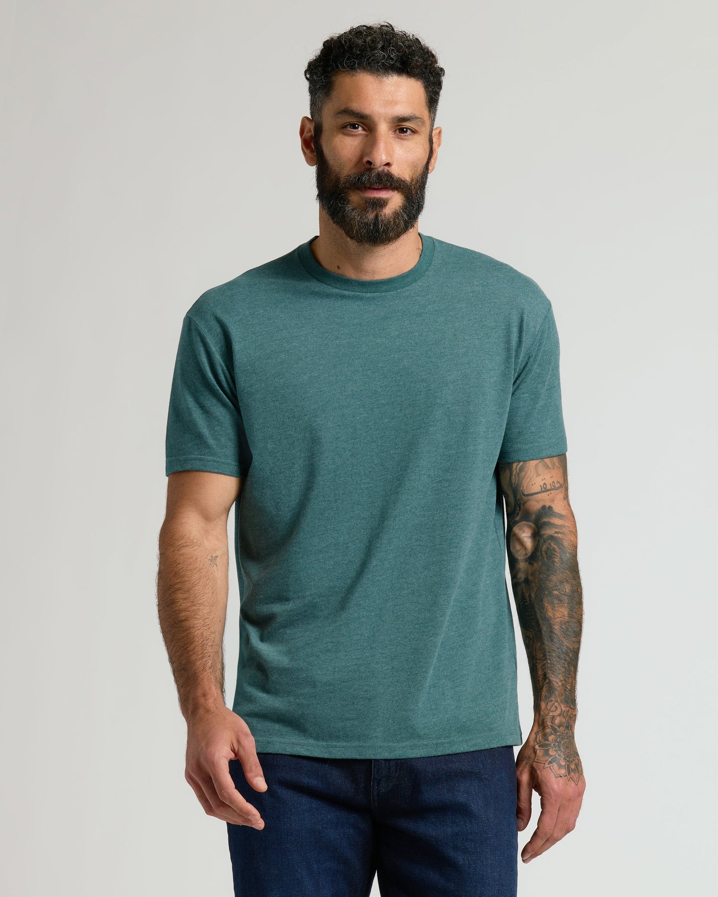 Set of 6 Pima Cotton Crew Neck T-Shirts