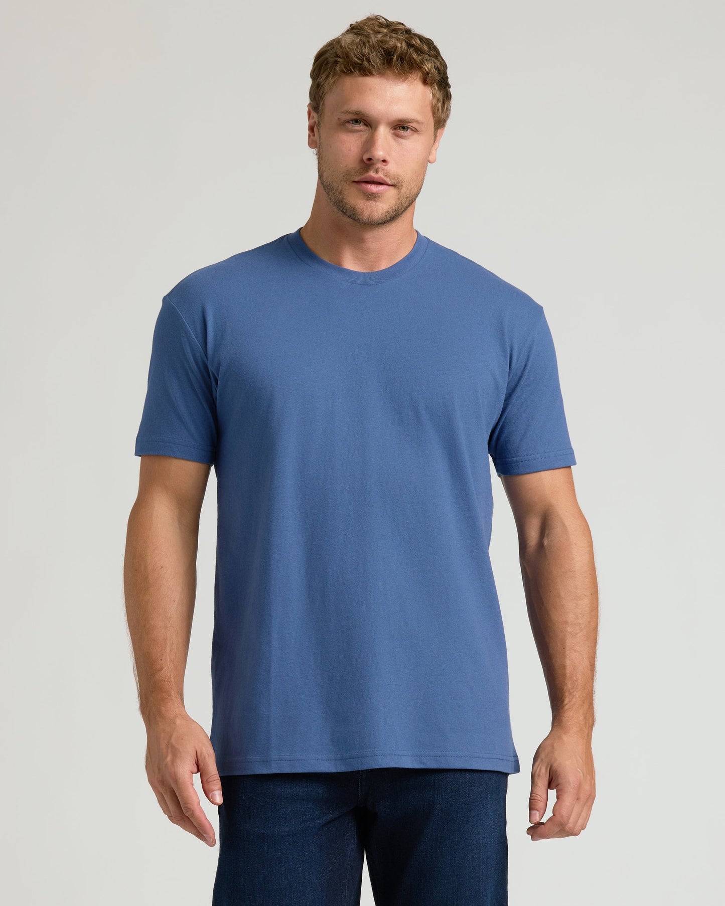 Set of 6 Pima Cotton Crew Neck T-Shirts