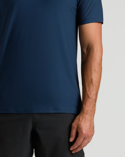 Classic Round Neck T-Shirt - Navy Blue