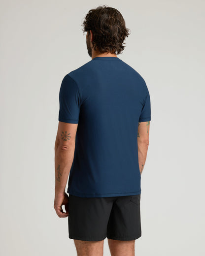 Classic Round Neck T-Shirt - Navy Blue