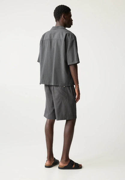 Classic Linen Shirt - Dark Grey