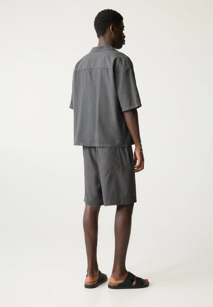 Linen Shorts - Dark Grey