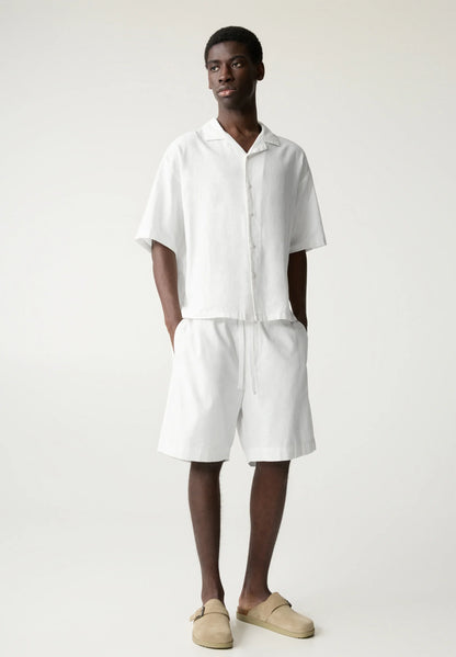 Linen Shorts - White
