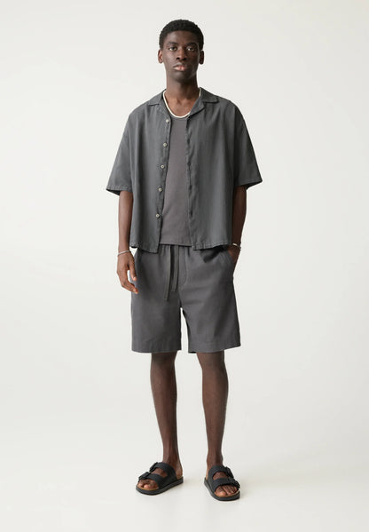 Linen Shorts - Dark Grey