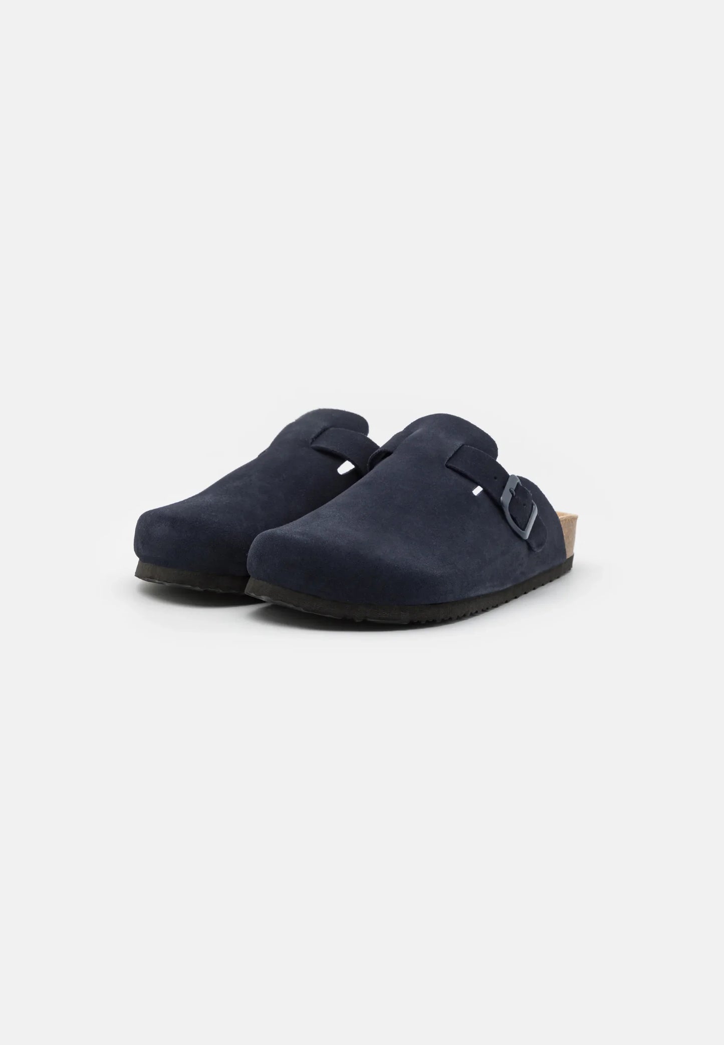 Men's Suede Sandals - Navy Blue