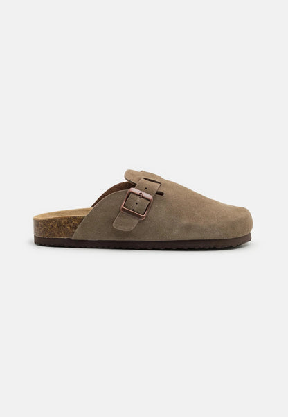 Men's Suede Sandals - Brown